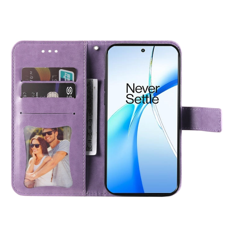 For OPPO K12 Seven-petal Flowers Embossing Leather Phone Case