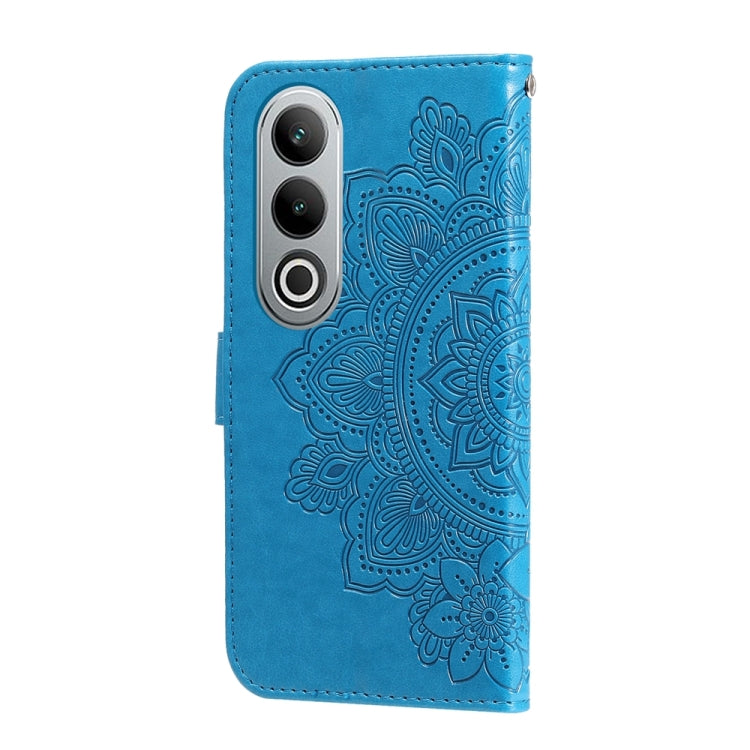 For OPPO K12 Seven-petal Flowers Embossing Leather Phone Case