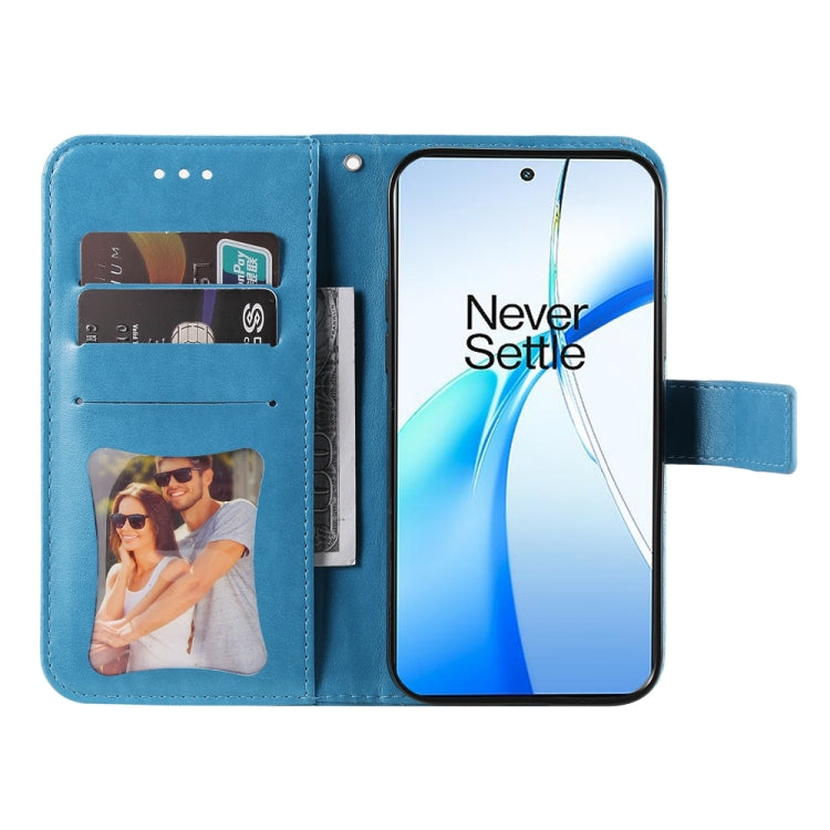 For OPPO K12 Seven-petal Flowers Embossing Leather Phone Case
