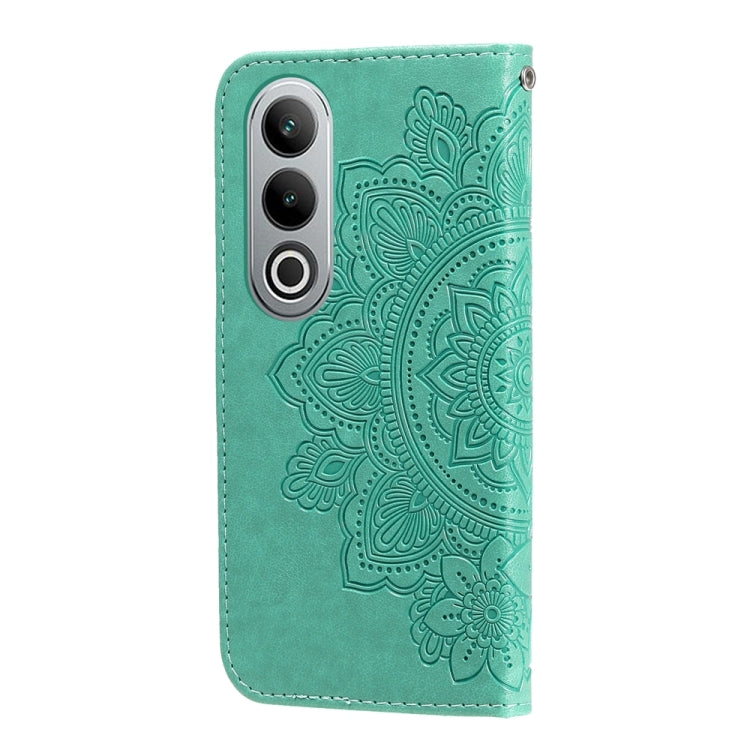 For OPPO K12 Seven-petal Flowers Embossing Leather Phone Case