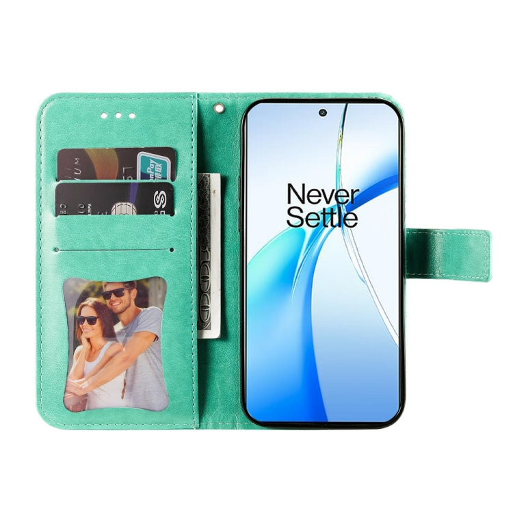 For OPPO K12 Seven-petal Flowers Embossing Leather Phone Case
