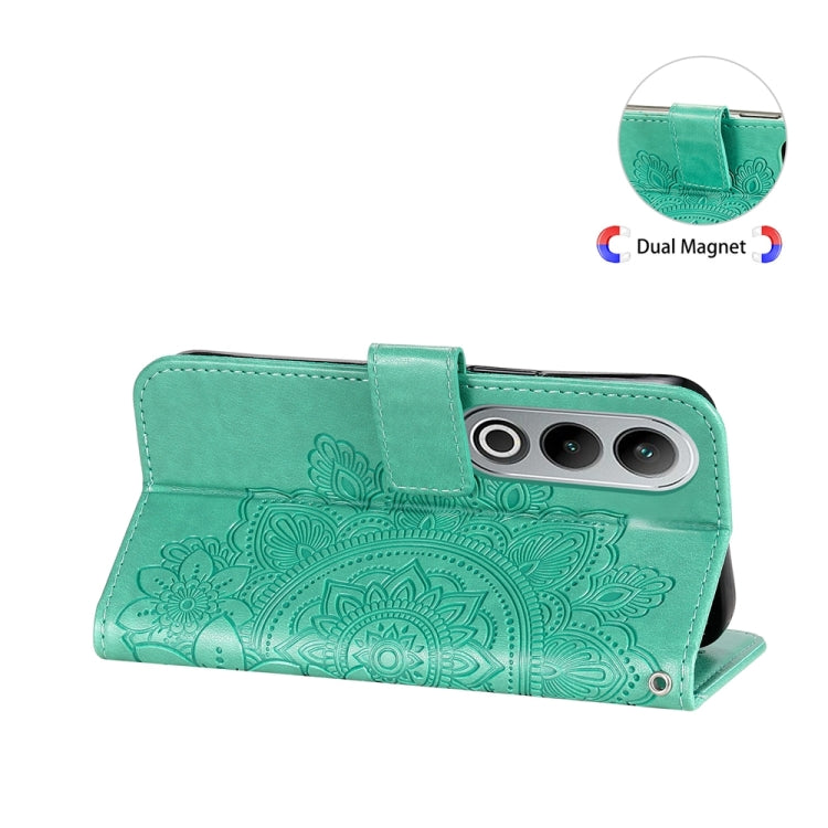 For OPPO K12 Seven-petal Flowers Embossing Leather Phone Case