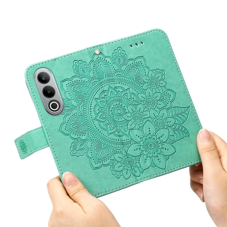 For OPPO K12 Seven-petal Flowers Embossing Leather Phone Case
