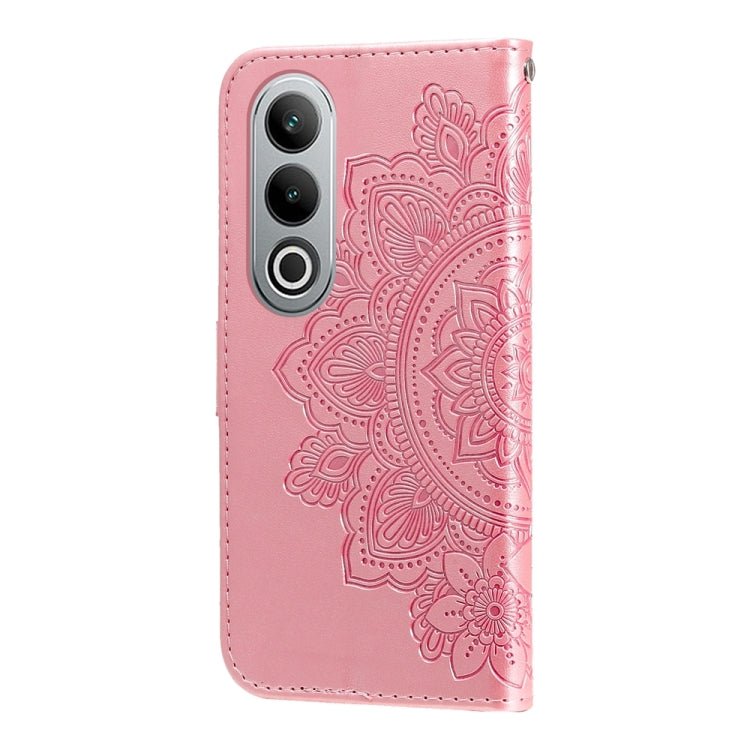 For OPPO K12 Seven-petal Flowers Embossing Leather Phone Case