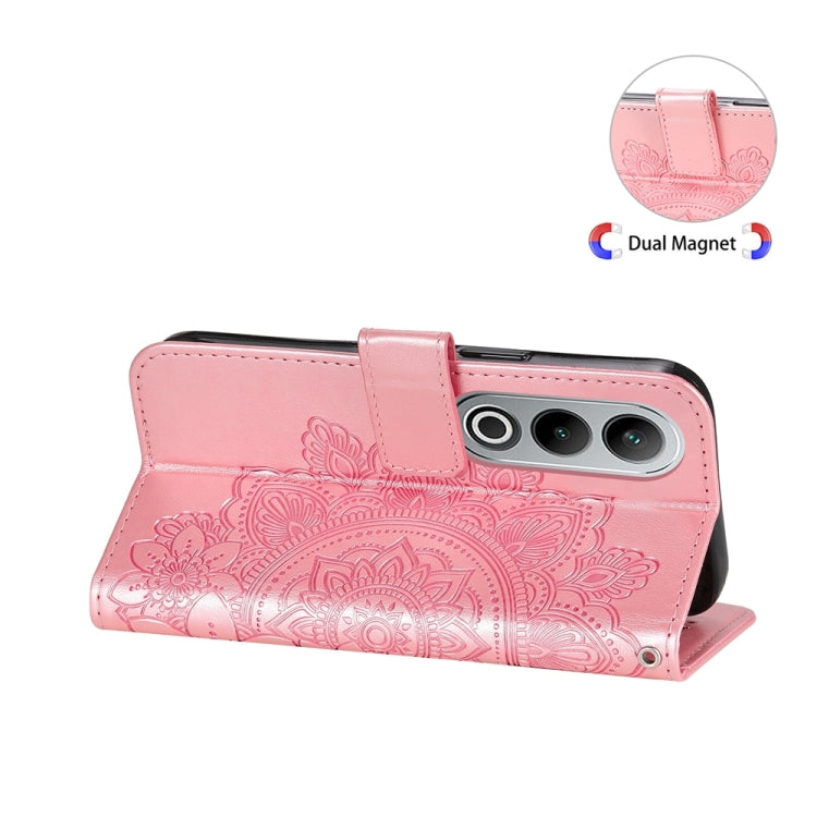 For OPPO K12 Seven-petal Flowers Embossing Leather Phone Case