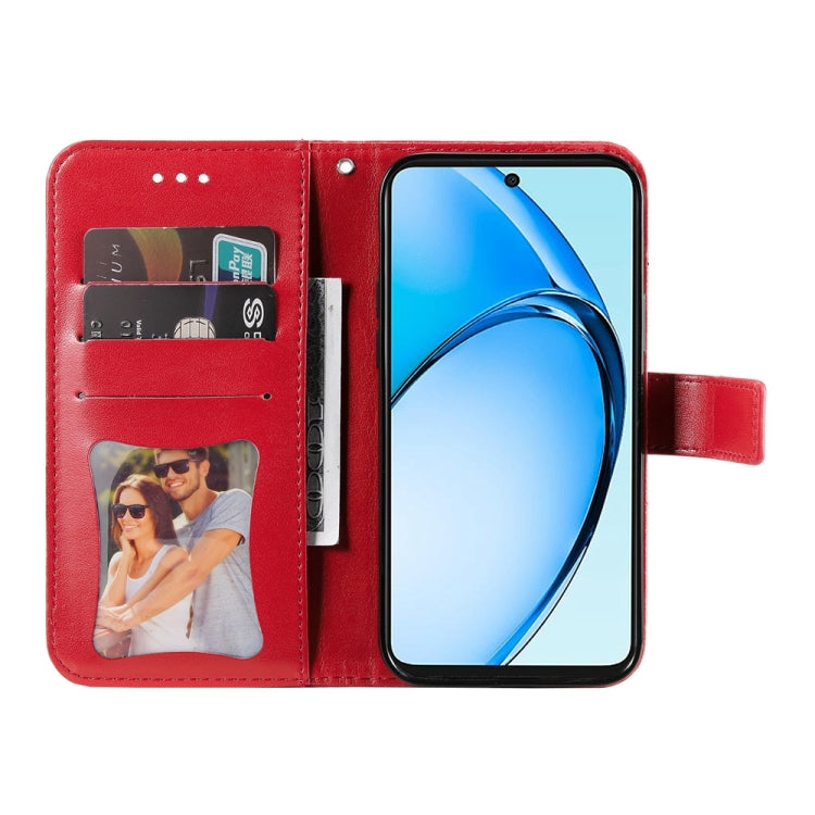 For OPPO A60 4G Global Seven-petal Flowers Embossing Leather Phone Case