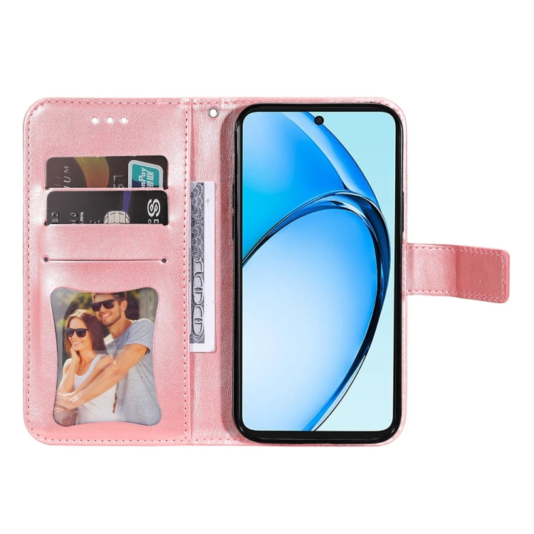 For OPPO A60 4G Global Seven-petal Flowers Embossing Leather Phone Case