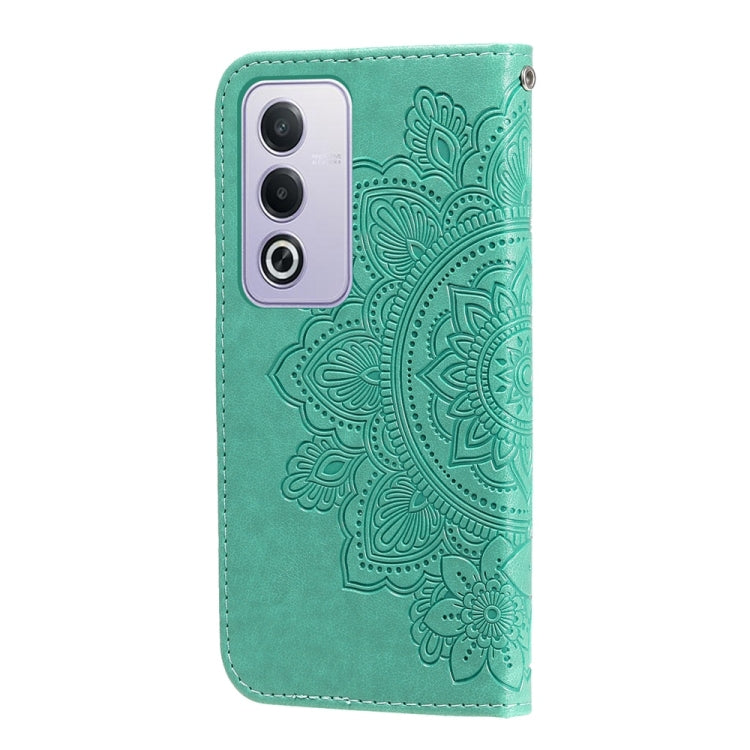 For OPPO A3 Pro 5G Global / India Seven-petal Flowers Embossing Leather Phone Case