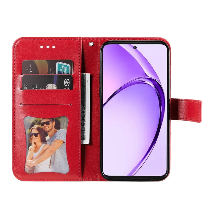 For OPPO A3 Pro 5G Global / India Seven-petal Flowers Embossing Leather Phone Case