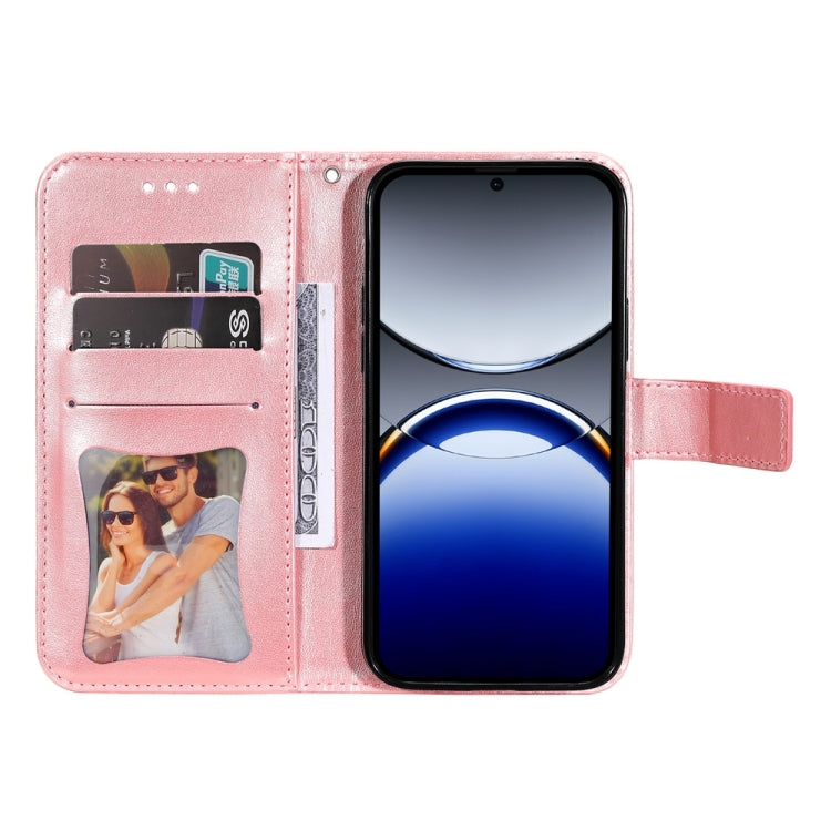 For OPPO Find X8 Pro Seven-petal Flowers Embossing Leather Phone Case