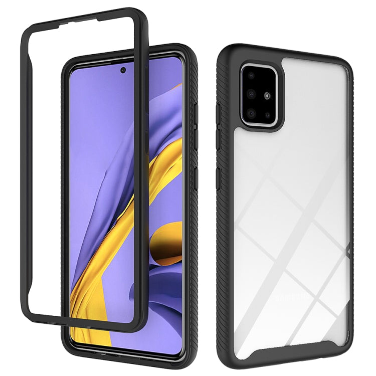 For Samsung Galaxy A51 5G Starry Sky Solid Color Series Shockproof PC + TPU Protective Case