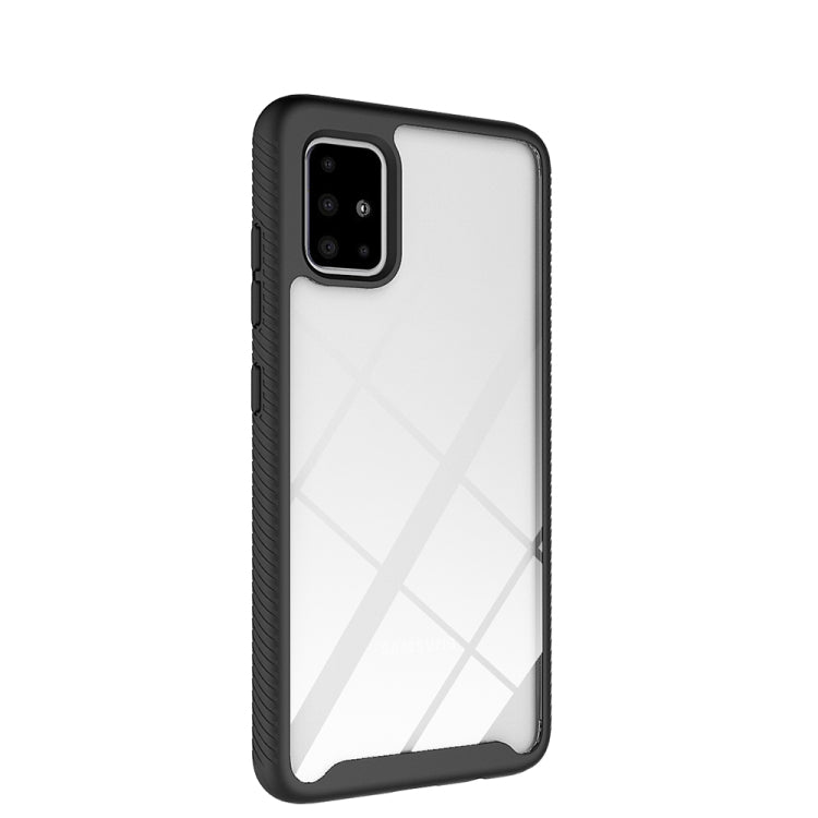 For Samsung Galaxy A51 5G Starry Sky Solid Color Series Shockproof PC + TPU Protective Case