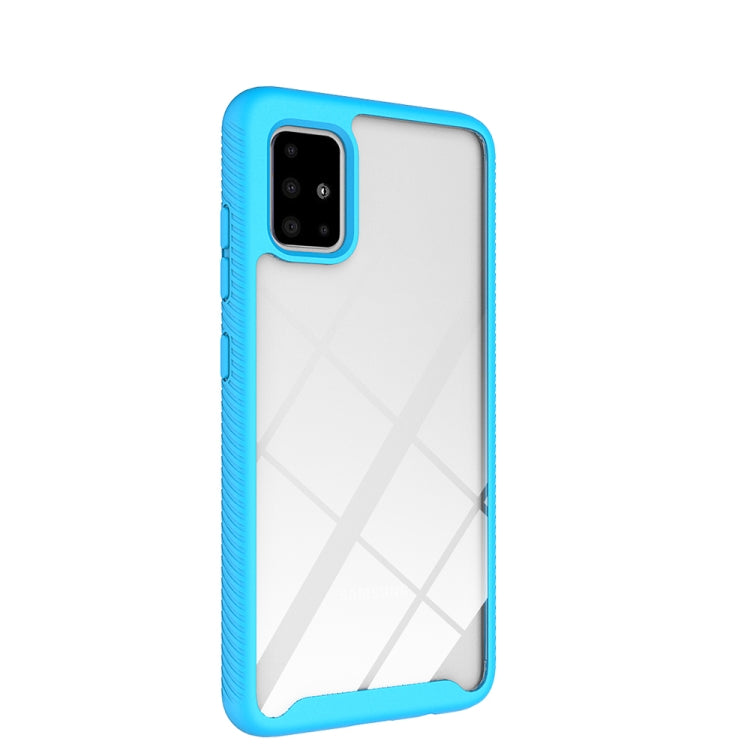 For Samsung Galaxy A51 5G Starry Sky Solid Color Series Shockproof PC + TPU Protective Case