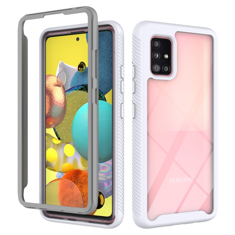 For Samsung Galaxy A51 5G Starry Sky Solid Color Series Shockproof PC + TPU Protective Case