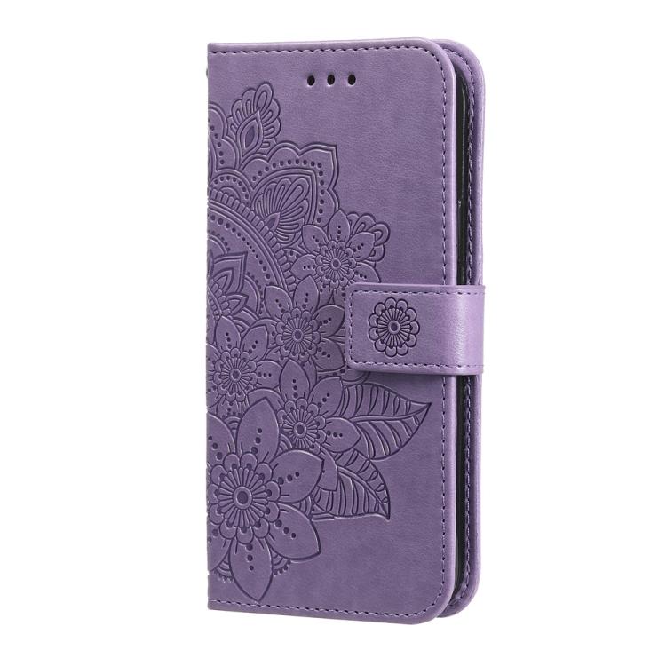 For OPPO Find X9 Seven-petal Flowers Embossing Leather Phone Case