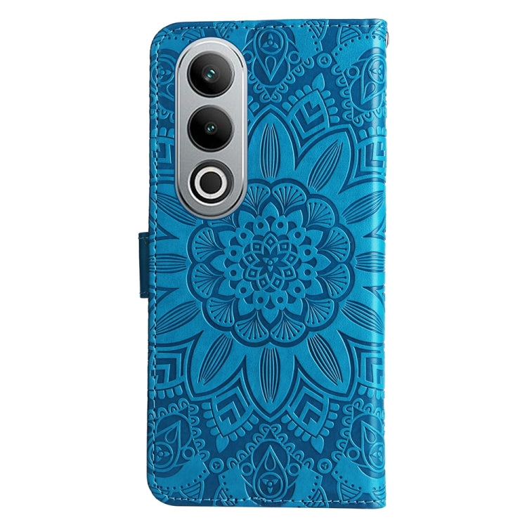 For OPPO K12 Embossed Sunflower Leather Phone Case