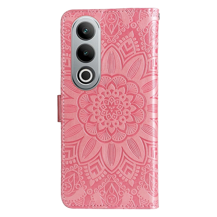 For OPPO K12 Embossed Sunflower Leather Phone Case