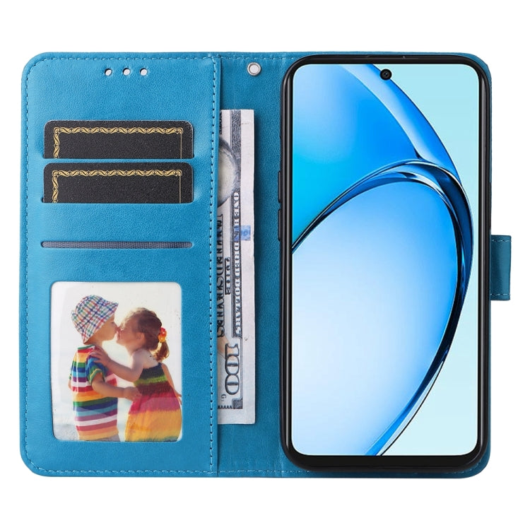 For OPPO A60 4G Global Embossed Sunflower Leather Phone Case