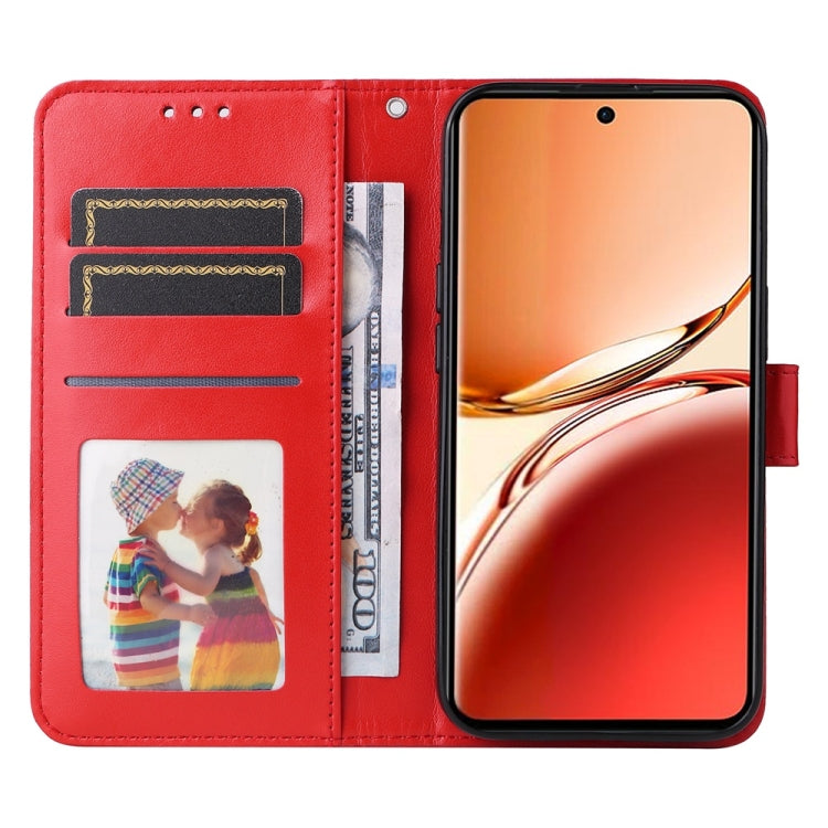 For OPPO Reno12 F 5G Global / Reno12 F 4G Embossed Sunflower Leather Phone Case