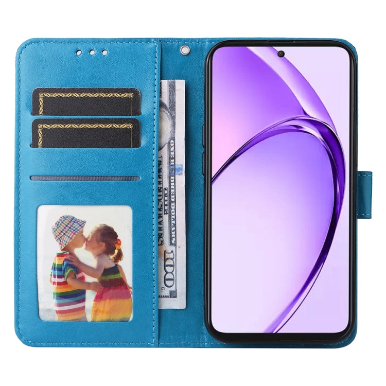 For OPPO A3 Pro 5G Global / India Embossed Sunflower Leather Phone Case