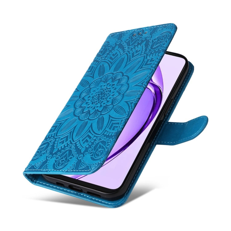 For OPPO A3 Pro 5G Global / India Embossed Sunflower Leather Phone Case