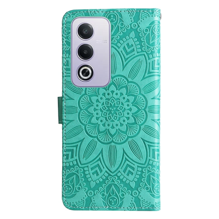 For OPPO A3 Pro 5G Global / India Embossed Sunflower Leather Phone Case