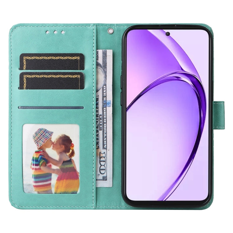 For OPPO A3 Pro 5G Global / India Embossed Sunflower Leather Phone Case