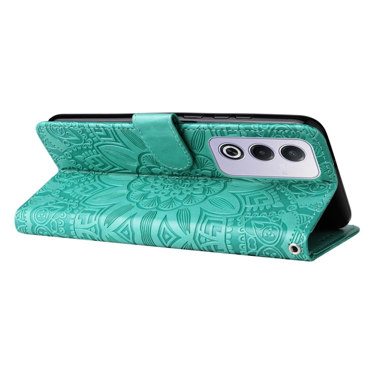 For OPPO A3 Pro 5G Global / India Embossed Sunflower Leather Phone Case