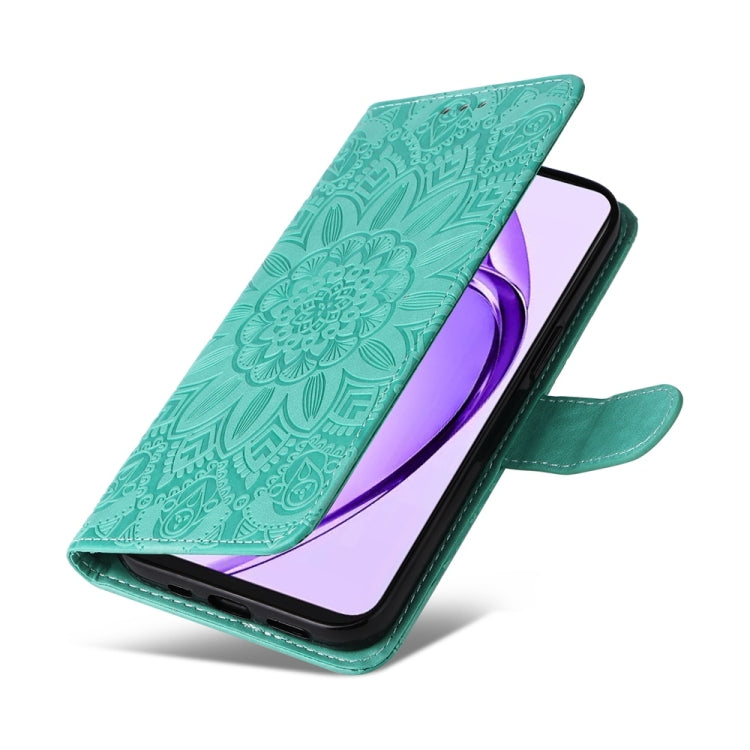 For OPPO A3 Pro 5G Global / India Embossed Sunflower Leather Phone Case
