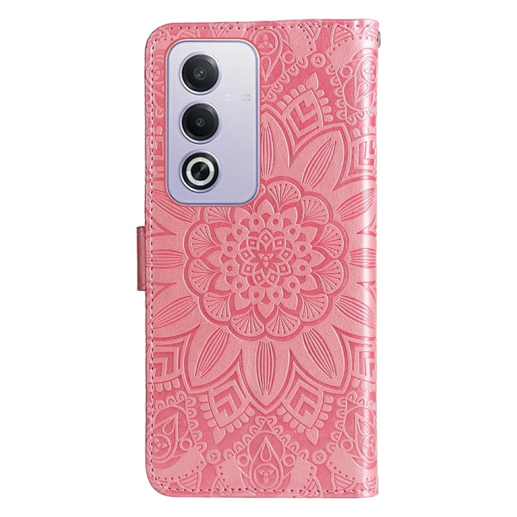 For OPPO A3 Pro 5G Global / India Embossed Sunflower Leather Phone Case
