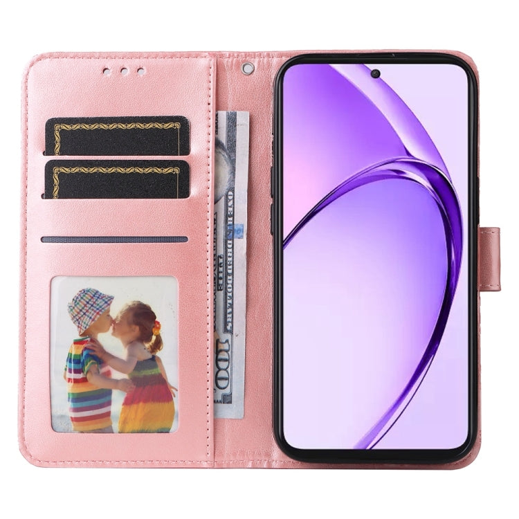 For OPPO A3 Pro 5G Global / India Embossed Sunflower Leather Phone Case