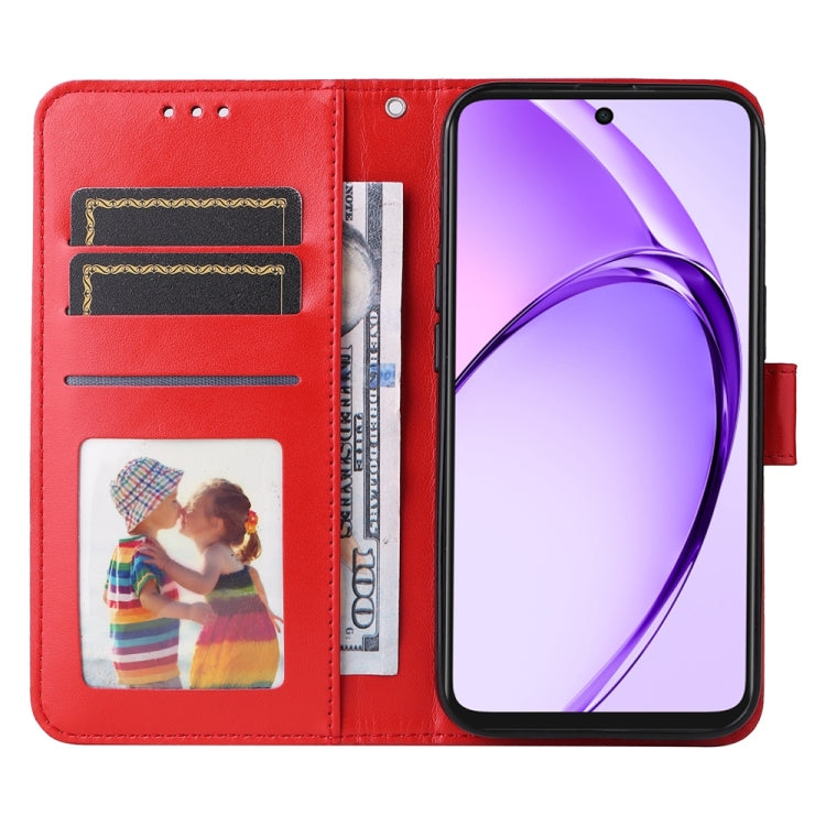 For OPPO A5x 4G / 5G / A3x 4G / 5G India Embossed Sunflower Leather Phone Case