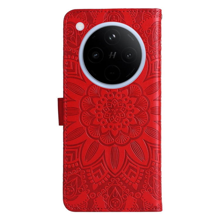 For OPPO Find X8 Embossed Sunflower Leather Phone Case