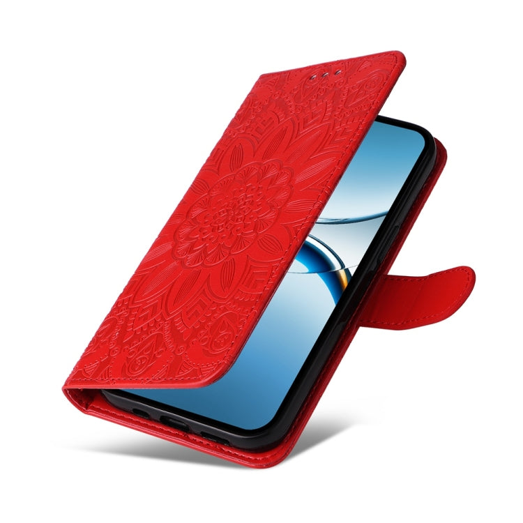 For OPPO Find X8 Embossed Sunflower Leather Phone Case