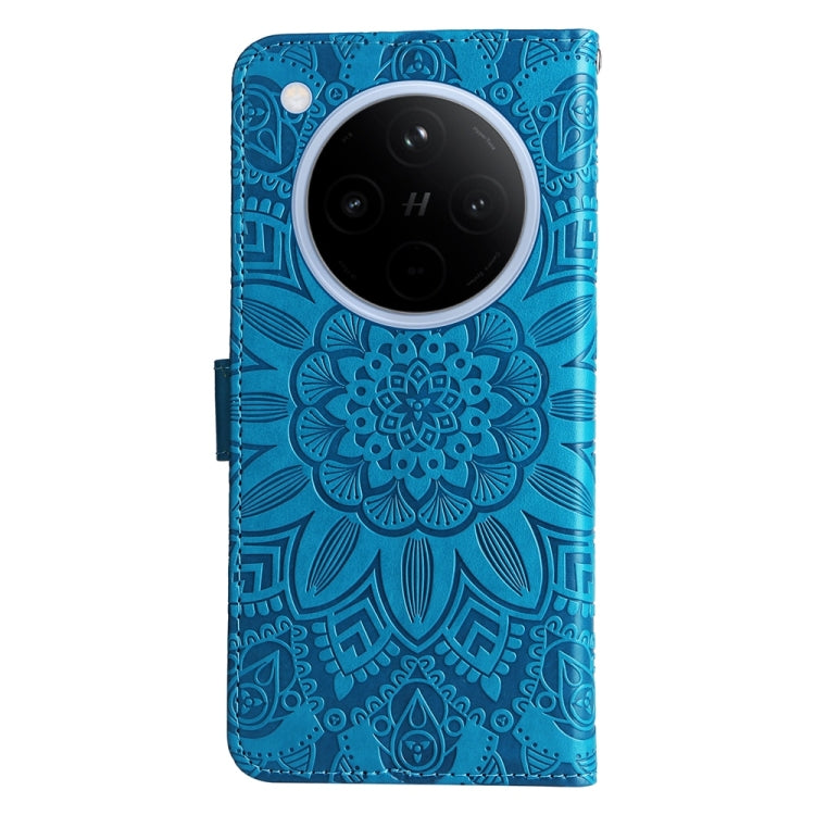 For OPPO Find X8 Embossed Sunflower Leather Phone Case