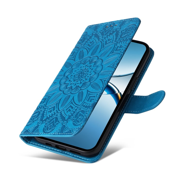 For OPPO Find X8 Embossed Sunflower Leather Phone Case