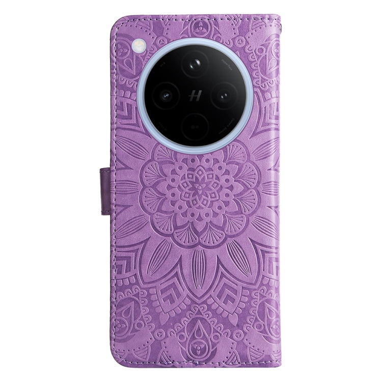For OPPO Find X8 Embossed Sunflower Leather Phone Case