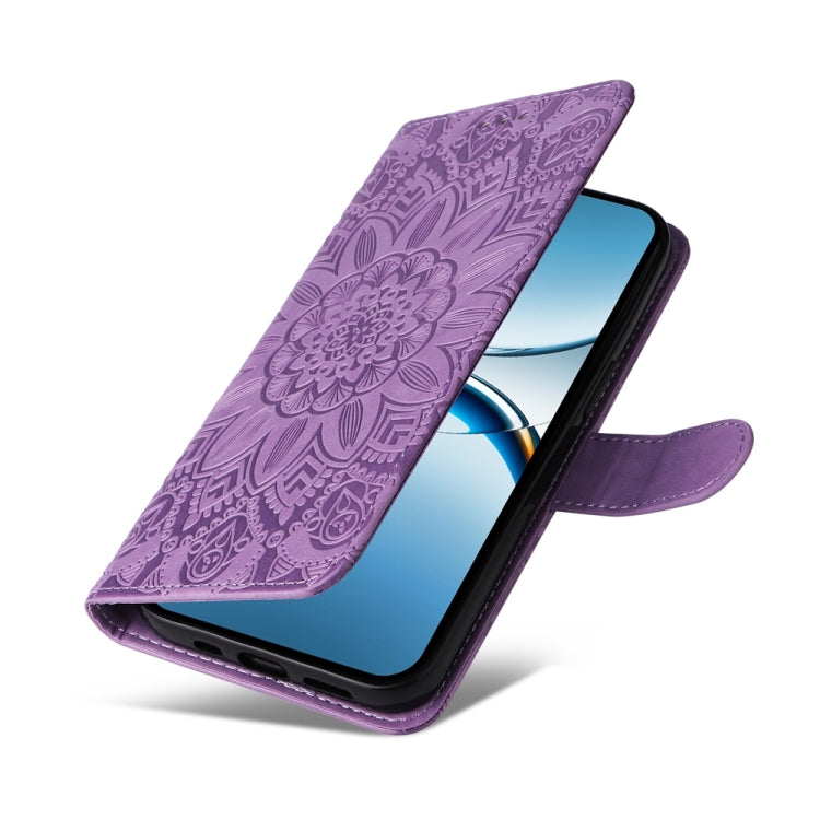 For OPPO Find X8 Embossed Sunflower Leather Phone Case