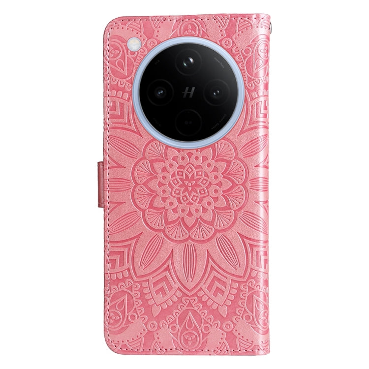 For OPPO Find X8 Embossed Sunflower Leather Phone Case