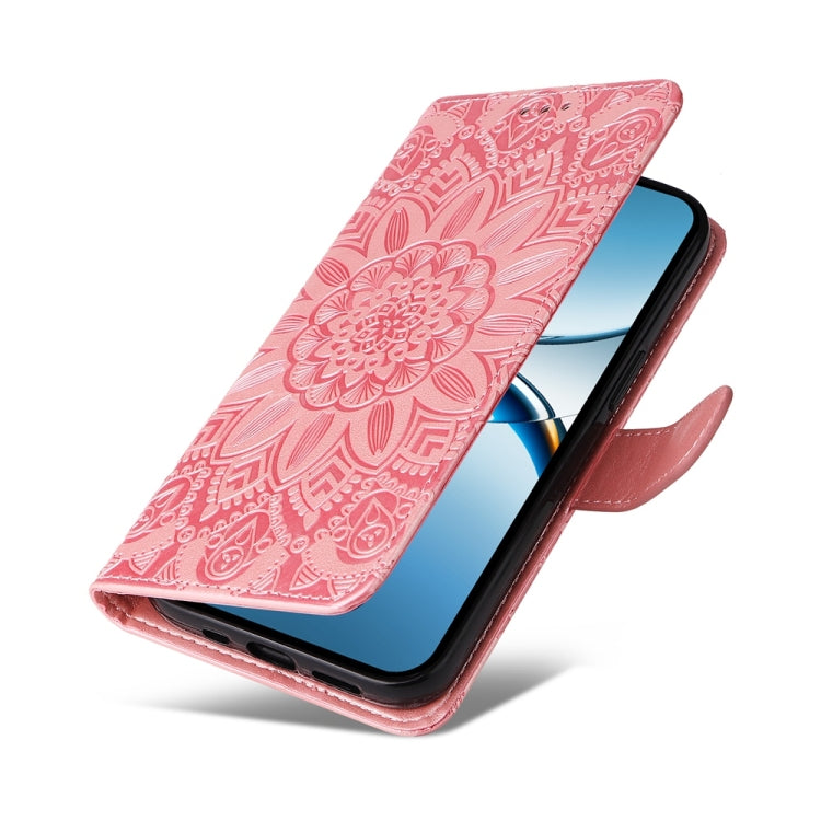 For OPPO Find X8 Embossed Sunflower Leather Phone Case