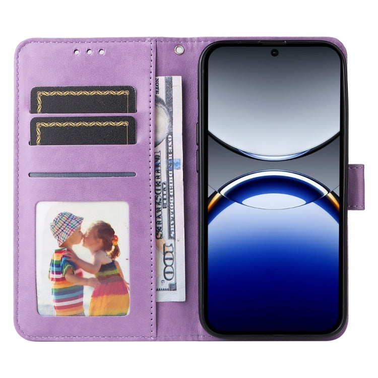 For OPPO Find X8 Pro Embossed Sunflower Leather Phone Case