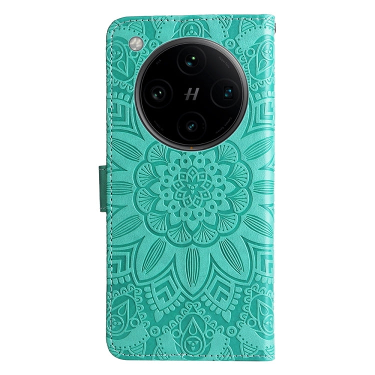 For OPPO Find X8 Pro Embossed Sunflower Leather Phone Case
