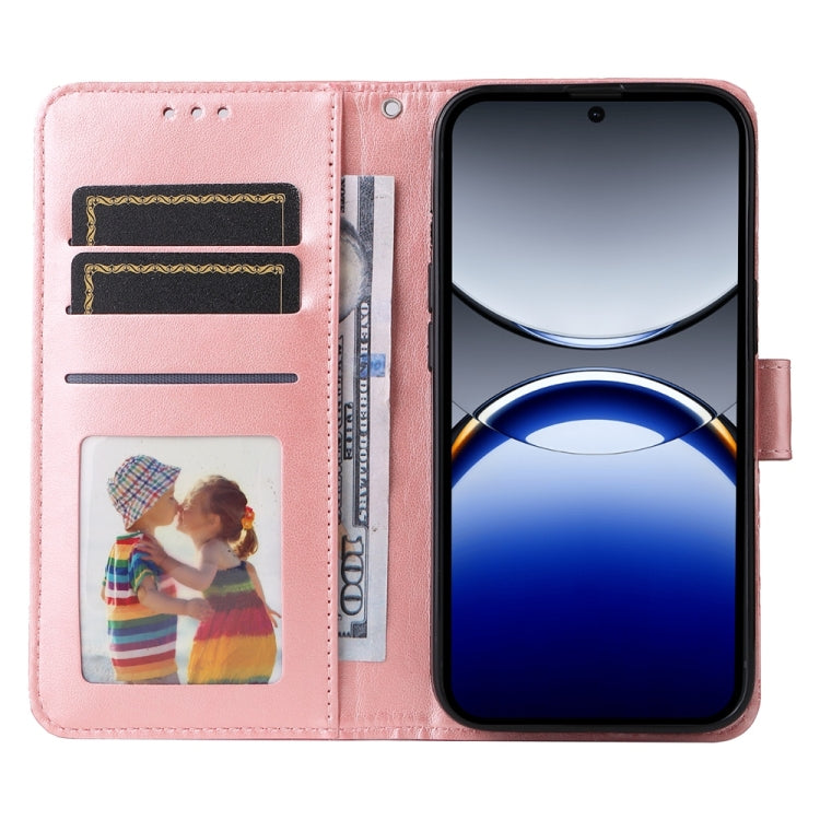For OPPO Find X8 Pro Embossed Sunflower Leather Phone Case
