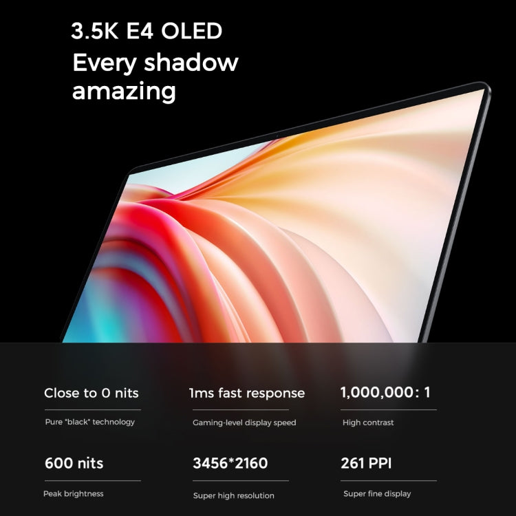 Xiaomi Book Pro X15 Laptop 15.6 inch, 16GB+512GB, Windows 10 Home Chinese Version, Intel 11th Gen Core i5-11300H RTX3050Ti Discrete Graphics(Grey)