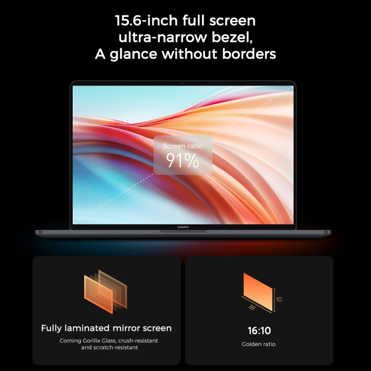 Xiaomi Book Pro X15 Laptop 15.6 inch, 16GB+512GB, Windows 10 Home Chinese Version, Intel 11th Gen Core i5-11300H RTX3050Ti Discrete Graphics(Grey)