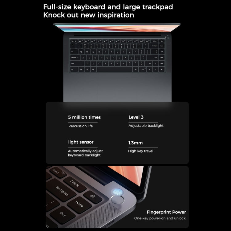 Xiaomi Book Pro X15 Laptop 15.6 inch, 16GB+512GB, Windows 10 Home Chinese Version, Intel 11th Gen Core i5-11300H RTX3050Ti Discrete Graphics(Grey)