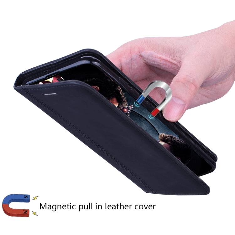 For Samsung Galaxy M31 Frosted Business Magnetic Horizontal Flip PU Leather Case with Holder & Card Slot & Lanyard