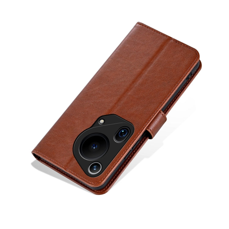 For Huawei Pura 70 Ultra AZNS Sheepskin Texture Flip Leather Phone Case