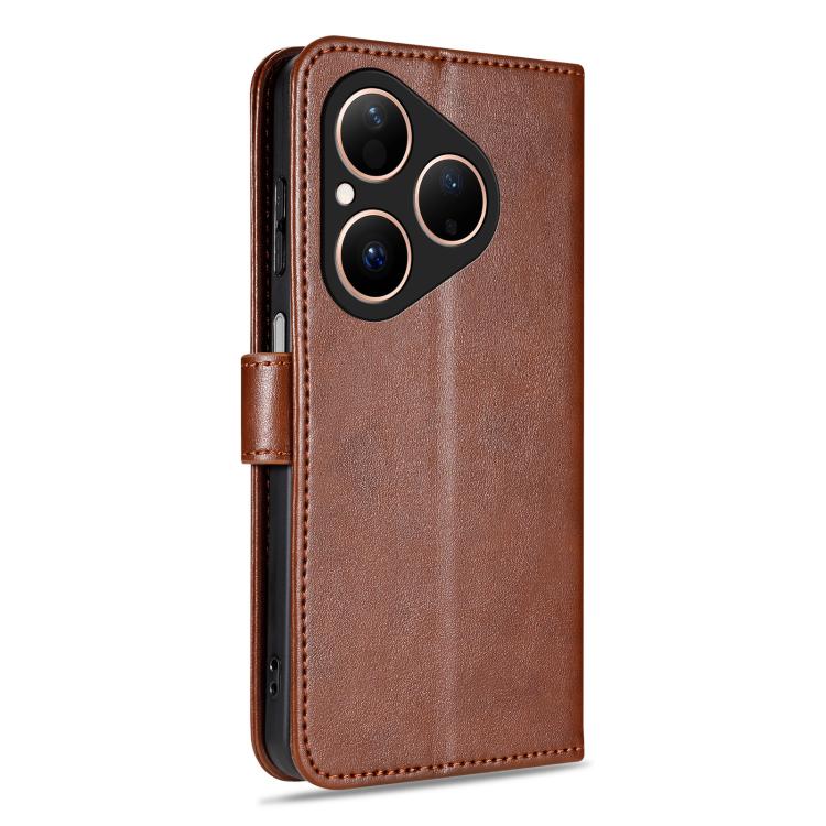For Huawei Pura 80 5G AZNS Sheepskin Texture Flip Leather Phone Case