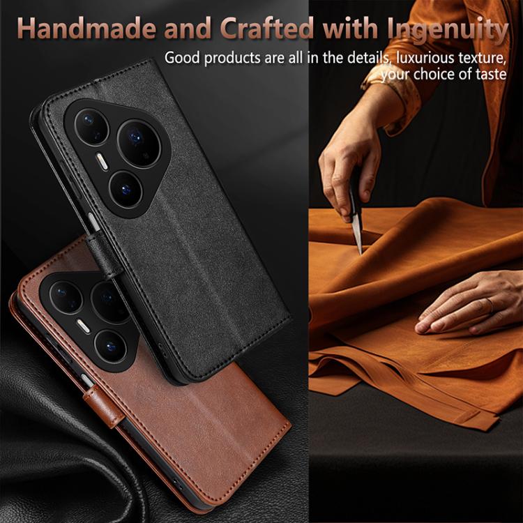 For Huawei Pura 80 Pro / Pro+ 5G AZNS Sheepskin Texture Flip Leather Phone Case